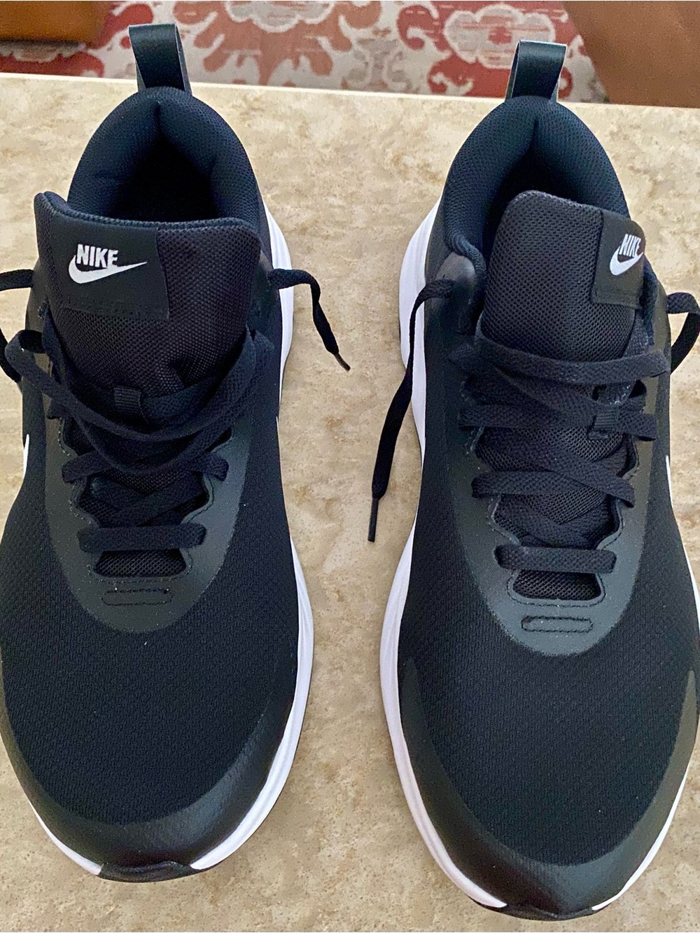 Nike Black and White Men's Athletic Sneakers